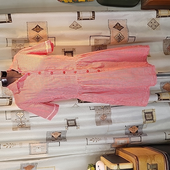 Vintage Gingham Dress - Picture 4 of 13